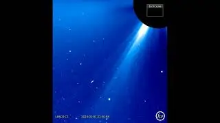 Doomed comet: a small, faint comet plunges to its doom as it dives into the solar corona. - 3.1.23