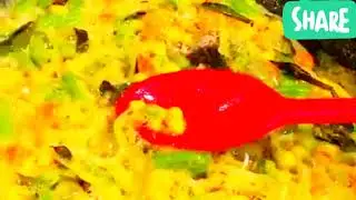 How to make a simple and quick recipe   Vegetable rice or lemon rice