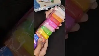 Unboxing super clay #asmr #clay #unboxing #shorts #creativeparmita