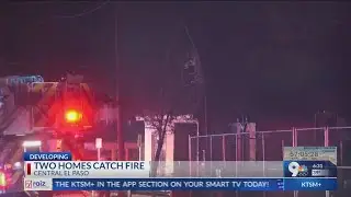 Fire crews extinguish 2 house fires in Central El Paso
