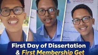 First Day of MSc Dissertation 🎓 | Got My First Life Membership #vlog #dailyvlog #life 