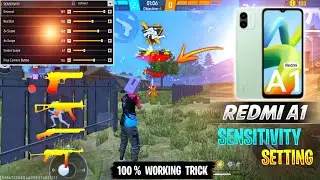 Настройка хедшота в Free Fire ✅ | Настройка чувствительности Redmi A1 [ Hud + Dpi ] 🎯 FF Max 🔥