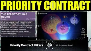 Destiny 2 - Priority Contract completed | THE TERRITORY WAR BEGINS Quest guide