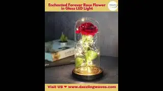 💝😍💝Enchanted Forever Rose Flower in Glass LED Light💝😍💝