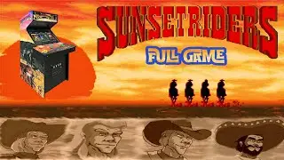 SUNSET RIDERS (Acade) - Gameplay Walkthroug - Full game - 🕹️
