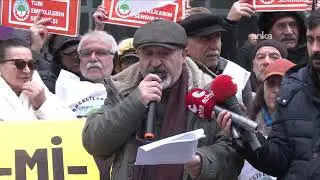Tüm Emeklilerin Sendikası emekli aylıklarının artırılması istemiyle açıklama yapıyor / Ankara #Canlı