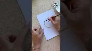 Beginner Watercolor Floral Ring | Simple Trick with a Jar
