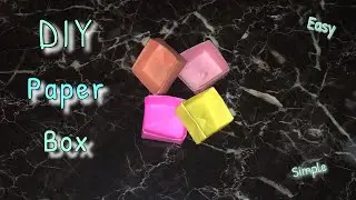 DIY Paper Box - Origami Box⎜Paper Crafts⎜Easy Origami Box Tutorial