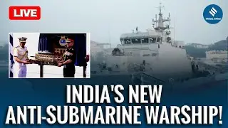 LIVE: INS Mahe Commissioned! India Unveils New Anti-Submarine Warship with 80% Indigenous Tech