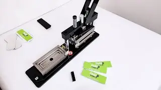 Machine à badge 37x115mm : vidéo pour faire des badges magnétiques