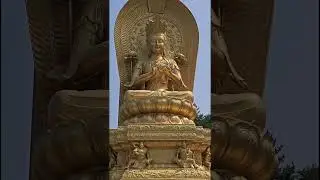 Huge Buddhist Garden in Canada...#trending #shorts #buddha#canada #travel #Peterborough ontario