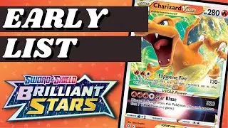 Charizard VSTAR Brilliant Stars Early Deck List