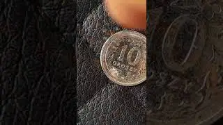 монета 10 грош 2022 года Польша