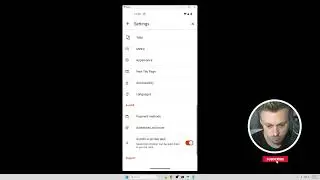 How do I increase text and images size in Brave app