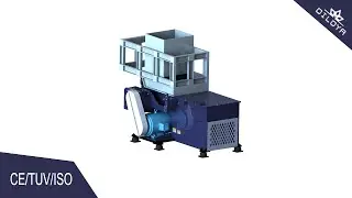 High Performance Hard Paper Core Shredding Machine