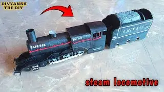 How to Make Mini Steam Engine with Cardboard | Real Working Model