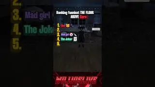 TH FLOOR AB.#Ranking the #funniest #thefloorabove #moments #willyislive #horrorgame #5 #shorts #live