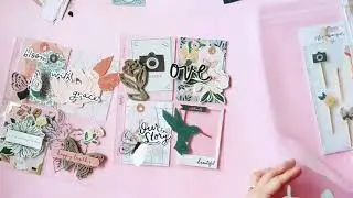 New Crate Paper Fresh Bouquet, Part 2 - Pocket Letter Process