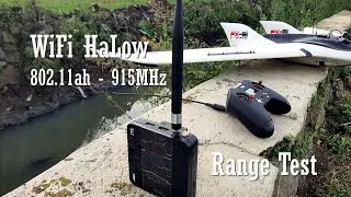 HaLow 802.11ah UAV Drone Test