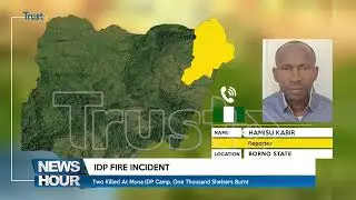IDP CAMP FIRE: 2 k!lled, 1,000 Makeshift Houses Burned In Borno