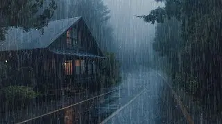 Chuva e trov&otilde;es relaxantes no telhado da floresta &ndash; Som perfeito para dormir