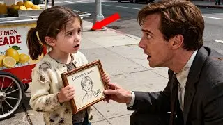 A Girl Begged Him to Buy the Drawing… When the Billionaire CEO Saw the Signature, He Broke Down...