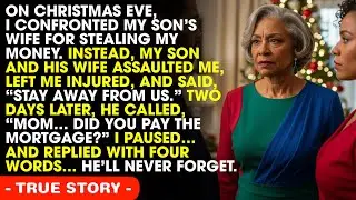 My Son and His Wife Assaulted Me on Christmas Eve After I Confronted Her for Stealing My Money