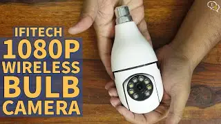 Беспроводная камера видеонаблюдения IFITech Bulb PTZ для помещений HD 1080P