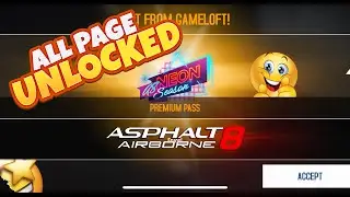 Asphalt 8 Neon Season Unlocking ALL Pages
