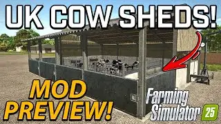 FIRST LOOK! - UK COW AND CALF BARNS BY MSMODDING! | GRAINMAN MOD PREVIEW 🛠️