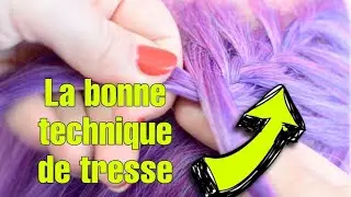 Comment faire une tresse en relief - Technique de tresse facile - tresse simple - coiffure enfant -