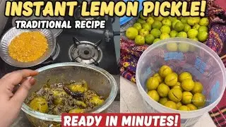 Instant Lemon Pickle | Easy & Tasty Lemon Pickle |Husband Ko Bohot Pasand Aaya#vlog