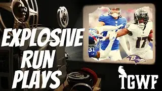 FILM ROOM - EXPLOSIVE RUN PLAYS of the Baltimore Ravens (A22 Breakdown)