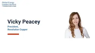 Vicky Peacey - Global Energy Leadership Summit 2024