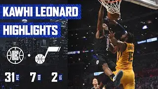 Kawhi Leonard (31 PTS) Goes to Work Game 4 vs. Utah Jazz | LA Clippers