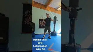 Double Stick Solo Coordination Drills #3 #formable #affinitymartialartswi  #formmatters