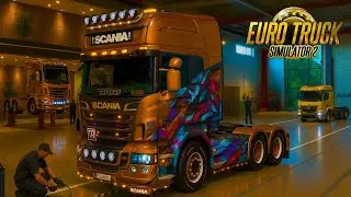 Ultra Realistic EURO TRUCK SIMULATOR 2 Scania Truck Customization