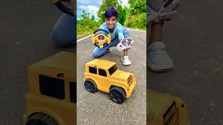 Mini Police Car And Yellow RC Mahindra Thar Unboxing! 🚀
