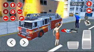Fire Fighting Rescue Car Games - Rescue Car Driving simulator - Android Gameplay