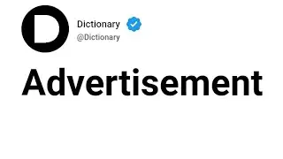 Advertisement Meaning In English