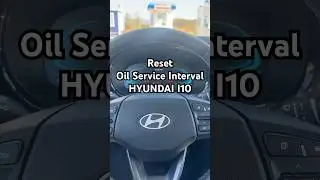 How to reset Service Oil Interval Reminder - HYUNDAI I10