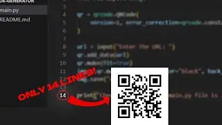 Simple QR Code Generator In Python (Project Showcase)