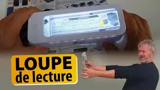 Probl&egrave;me de vue qui baisse ? : voici la loupe de lecture 3X avec lampe LED  [PEARLTV.FR]