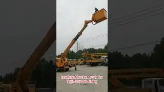 Isuzu 190 horsepower, insulated boom aerial work platform, working height 20 meters,