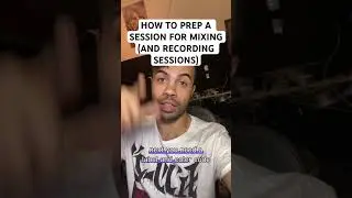 How to prep a session for mixing (and recording sessions) #mixing #mixingtips