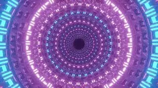 Motion Graphics Animated Hypnotic Rotating Tunnel Background