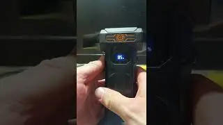 Включение и выключение подсветки маленькой воздуходуйки сTemu. Модель BL-16.