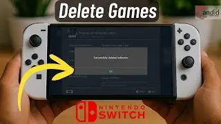 How to delete games in Nintendo Switch?