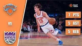 Tyler Kolek - 7 Points, 5 Assists, 5 Rebounds vs Kings - 2025-26 Regular Season