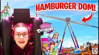 HAMBURGER DOM! 12-Jährige im HÖCHSTEN Flug Karussell der Welt - EVOLUTION 😱 Doorables Squish'Alots 😍